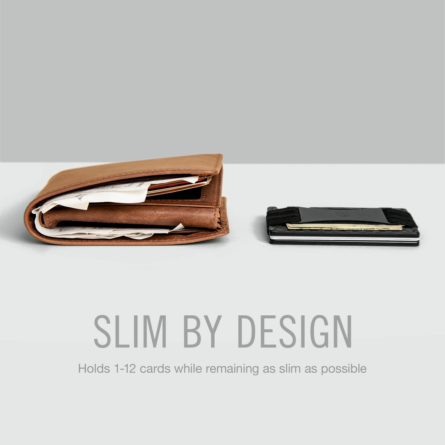 The Ridge Secure Essentials Bundle – Minimalist RFID-Blocking Slim Wallet - black
