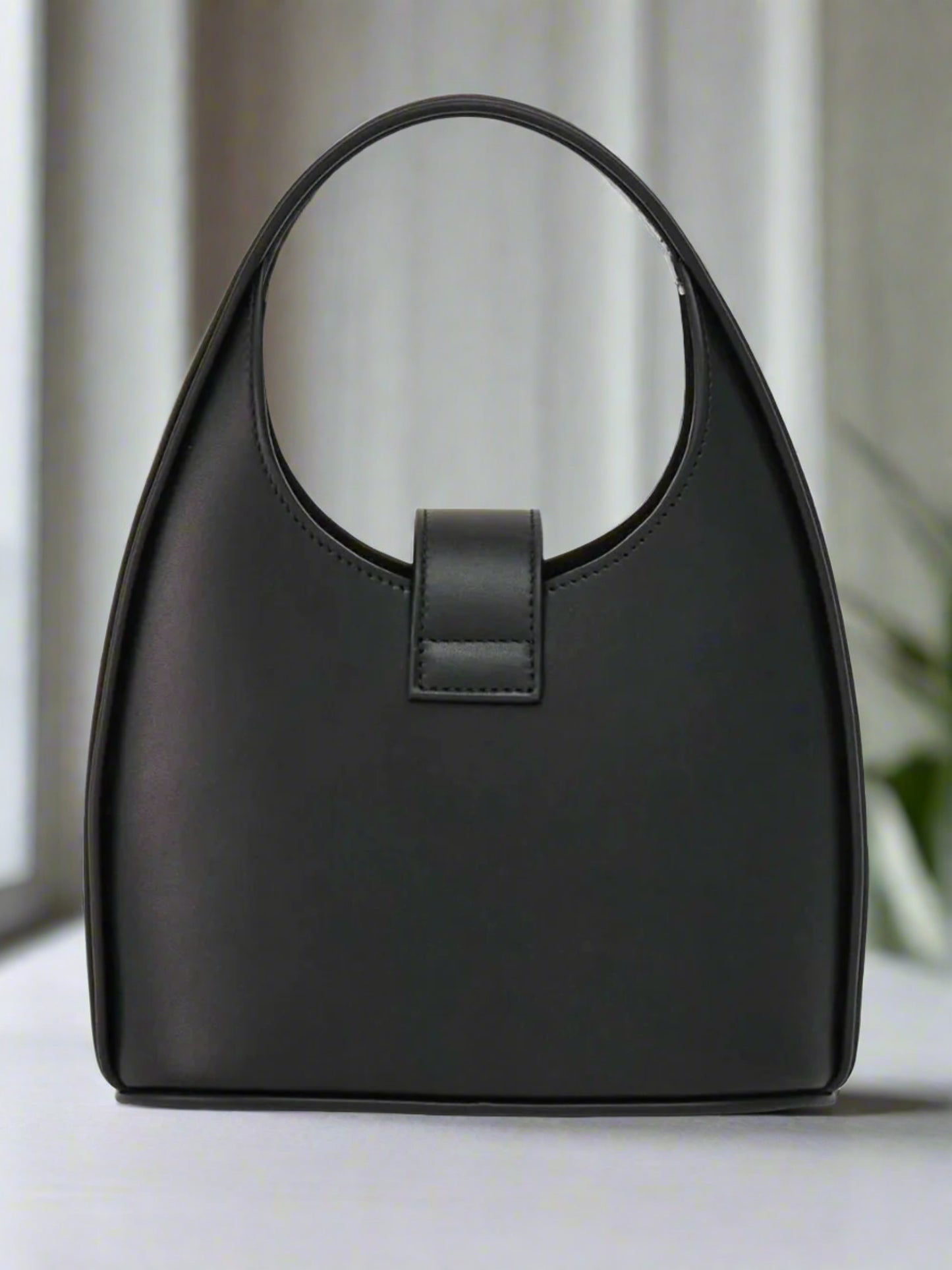 Ferragamo Mini Hobo Leather Shoulder Bag in Cedar Brown