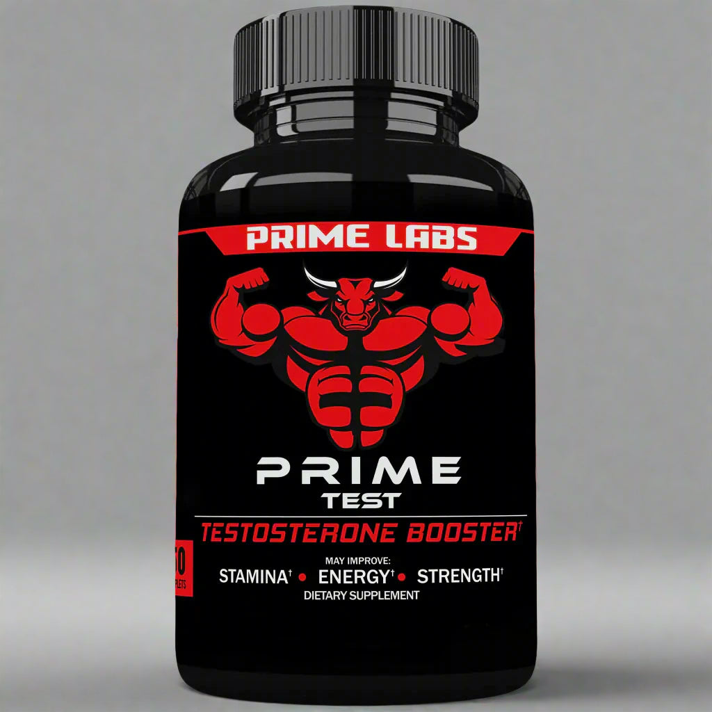 Prime Labs Men's Testosterone Booster - Stamina, Endurance, & Strength - 60 Caplets