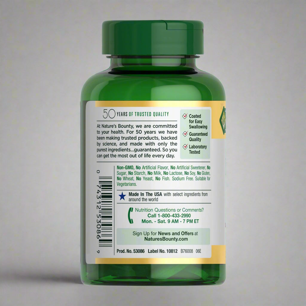 Nature’s Bounty Magnesium 500 mg – Bone & Muscle Support, 200 Tablets