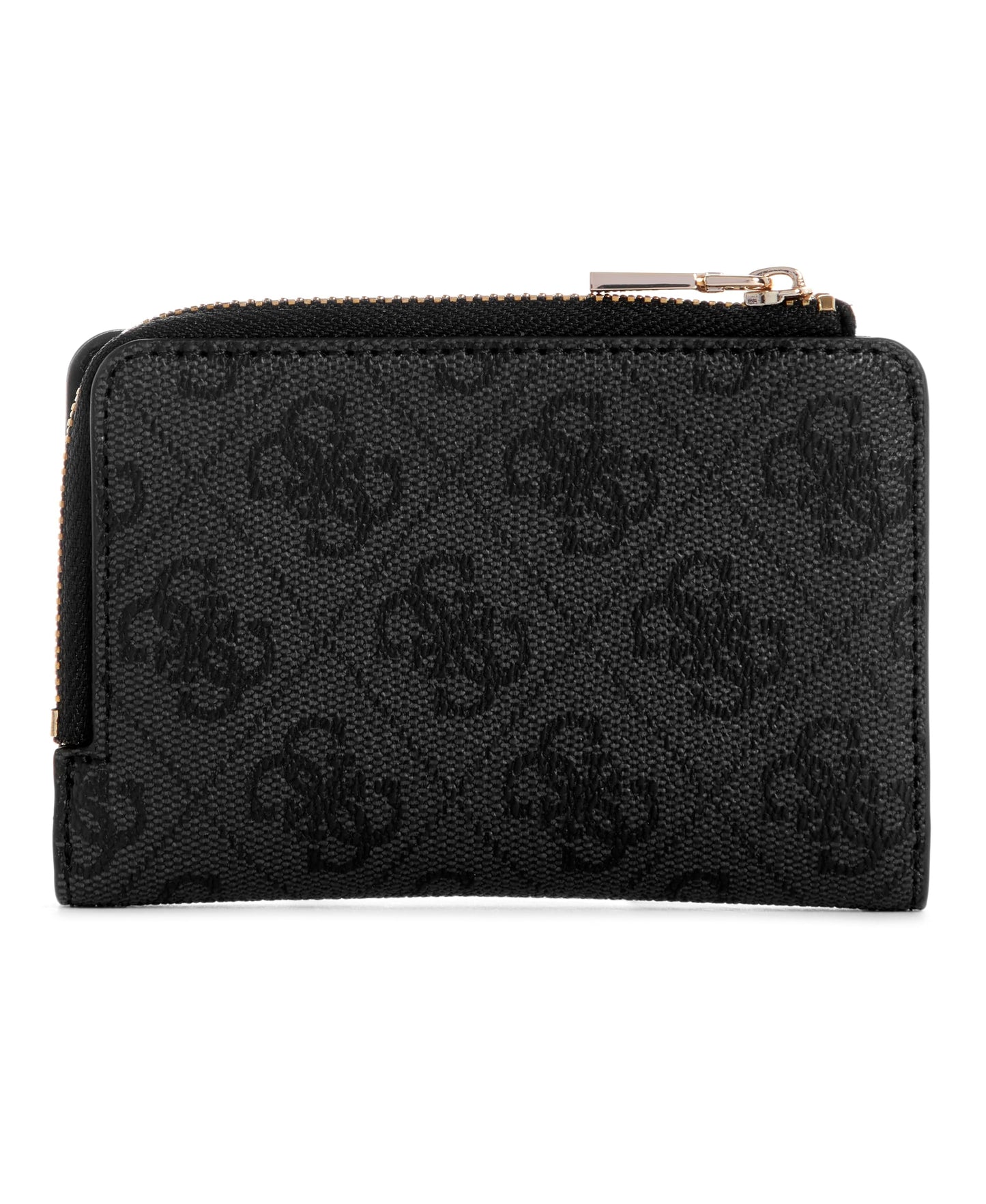 Ví Đựng Thẻ GUESS Laurel Khóa Kéo – Màu Coal Logo