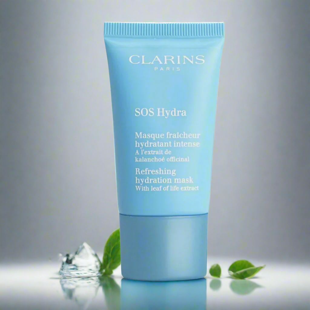 Clarins SOS Hydra Refreshing Hydration Mask – 0.5 oz for Normal & Dry Skin
