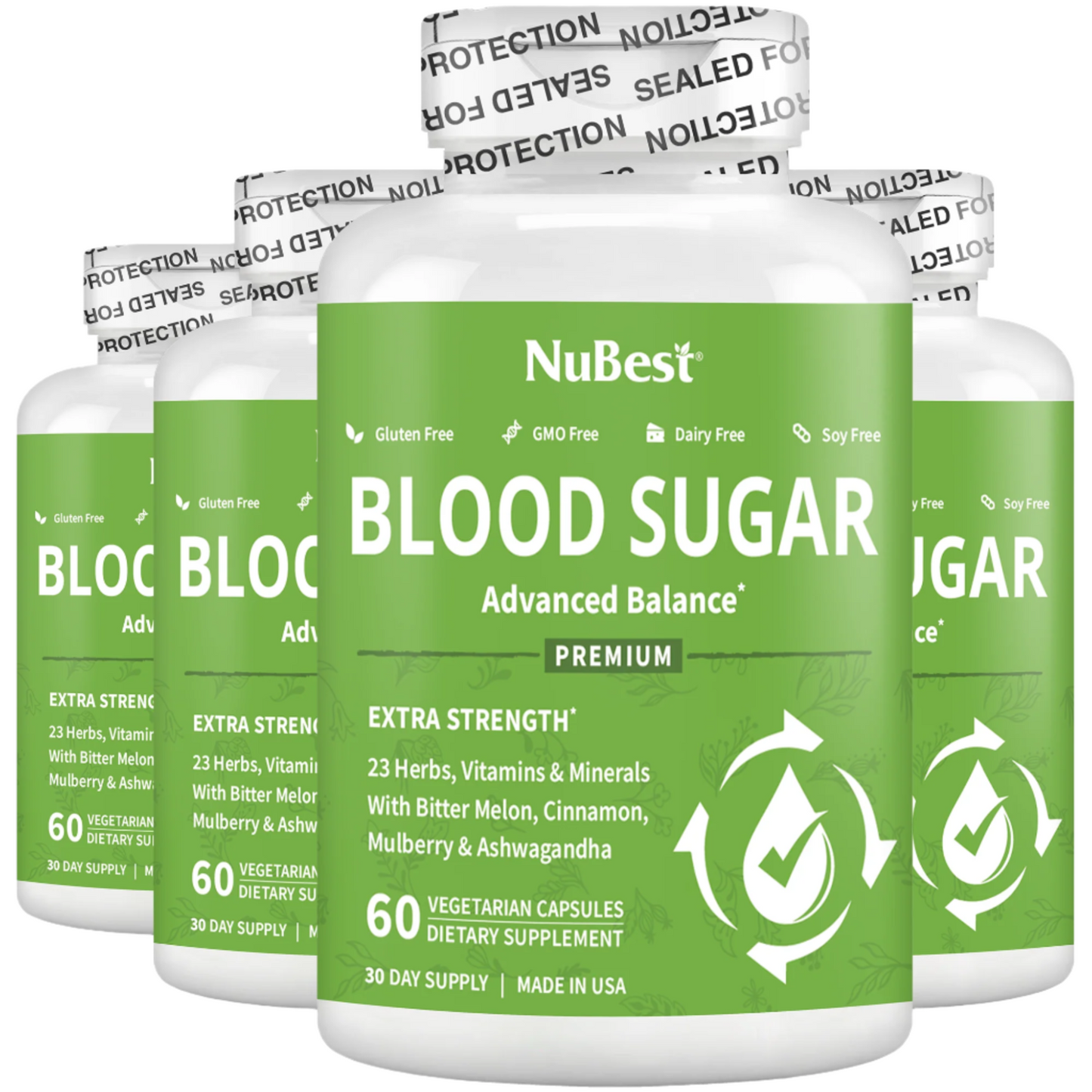 Nubest - Blood Sugar Advanced Balance – 20+ Vitamins & Herbs