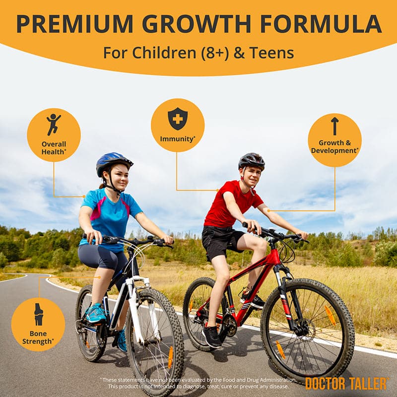Doctor Taller – Height & Bone Health Supplement – Ages 8+ and Teens
