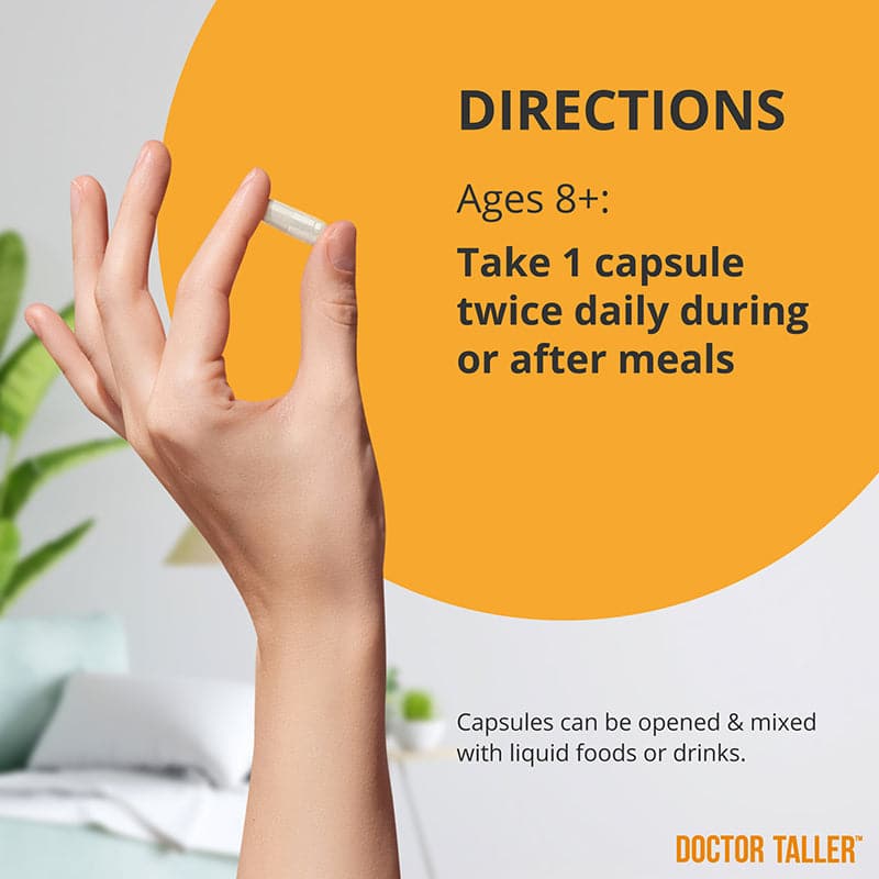 Doctor Taller – Height & Bone Health Supplement – Ages 8+ and Teens