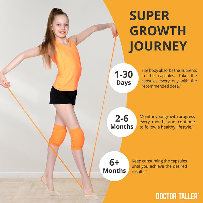 Doctor Taller – Height & Bone Health Supplement – Ages 8+ and Teens