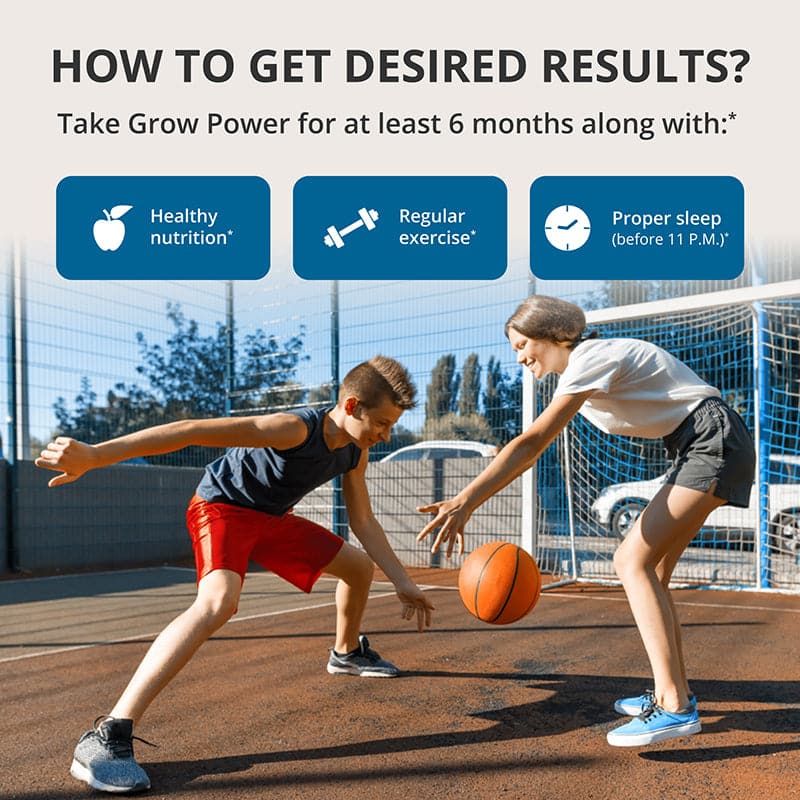 Nubest - Grow Power Bone Growth Supplement – Teens 10+