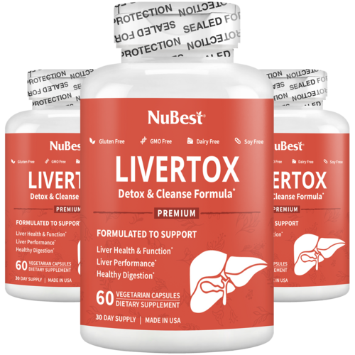Liver Support Supplement – Natural Detox Formula – 60 Caps