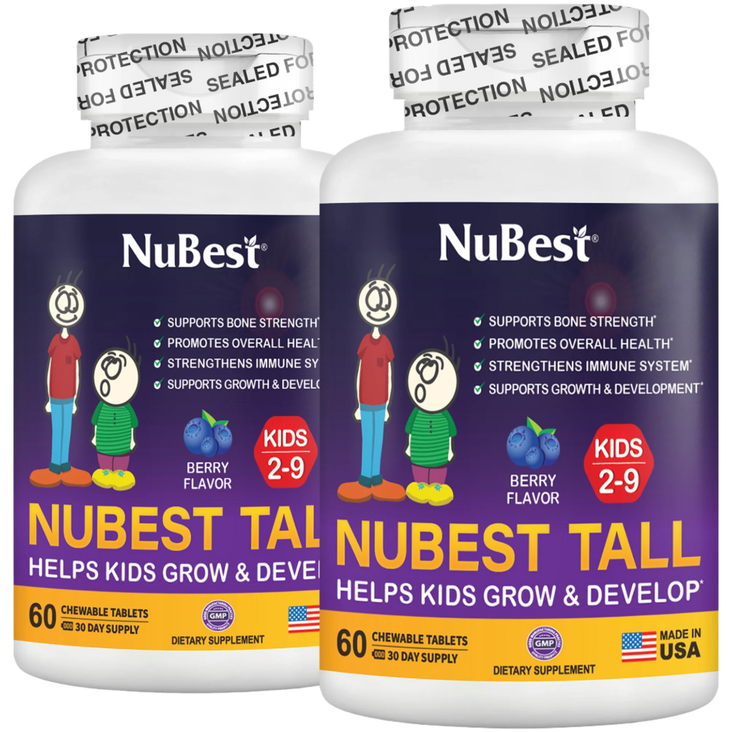 NuBest Multivitamin for Children – Bone Growth & Immunity - Ages 2-9