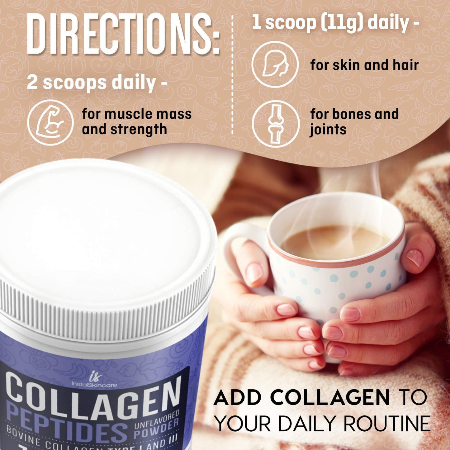 Premium Collagen Peptides – Hydrolyzed Protein for Women