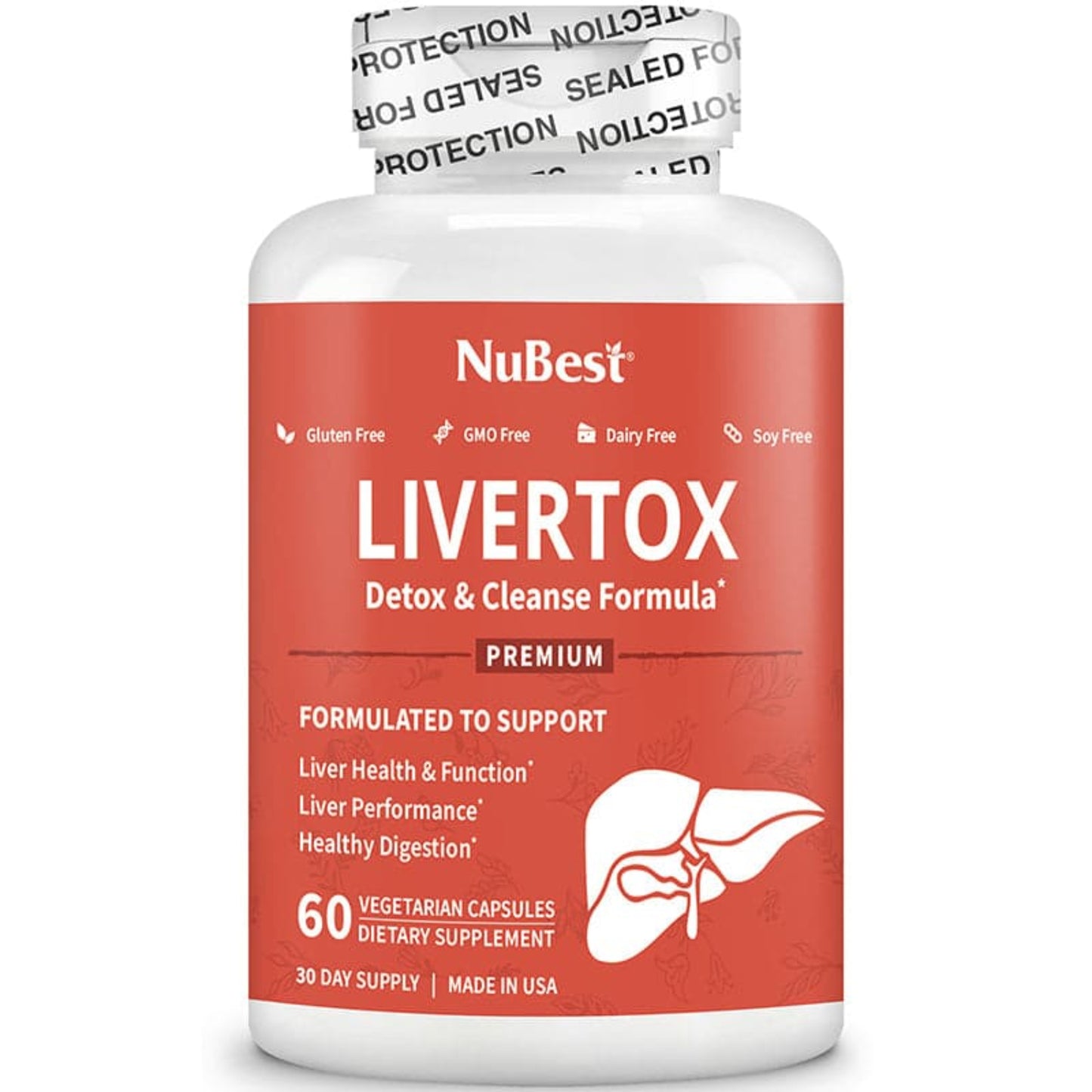 NuBest 10+ & LiverTox Capsules – Growth & Detox Combo (2 bottles/pack)