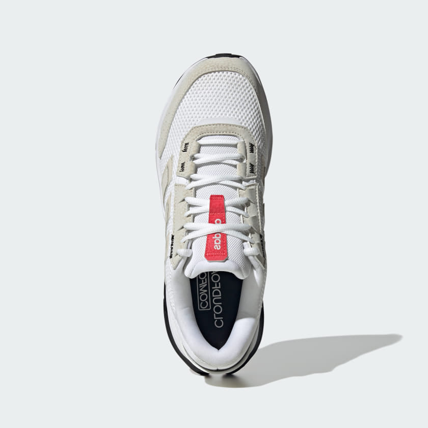 Men's adidas Astrastar Cloud White & Black Sneakers