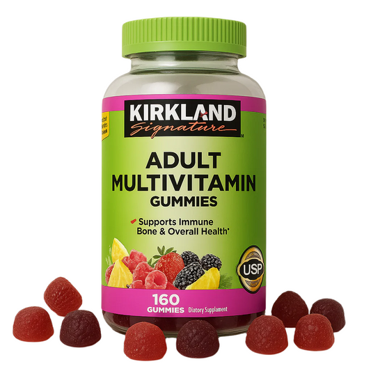 Kẹo Dẻo Vitamin Tổng Hợp Kirkland dành cho Người Lớn – 160 Viên – Hỗ Trợ Miễn Dịch và Xương