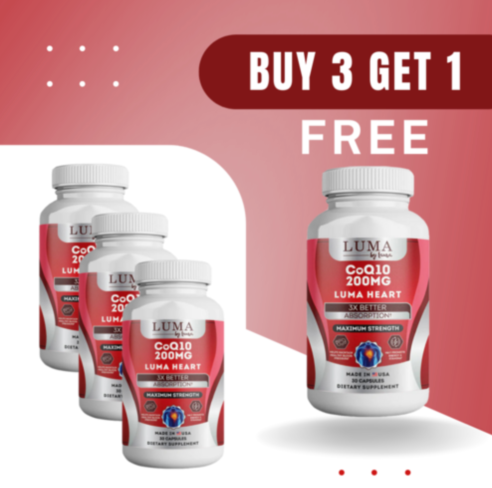 CoQ10 200mg Supplement – Heart, Energy & Brain Support – USA Made