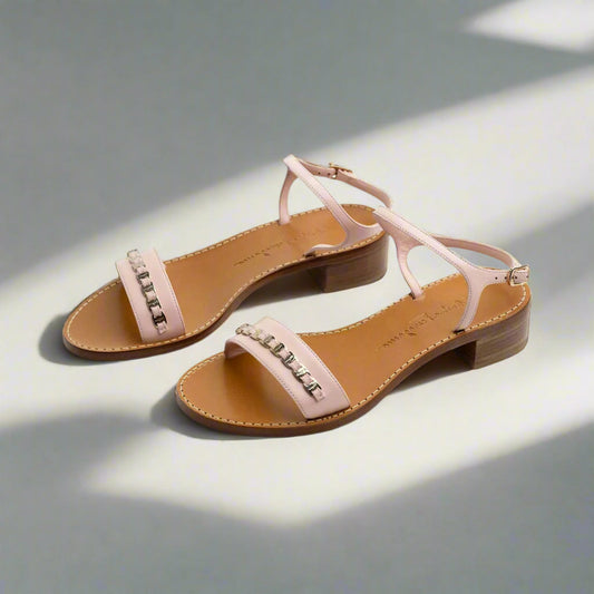 Salvatore Ferragamo Pink Suede Women's Luxury Sandal Size 6