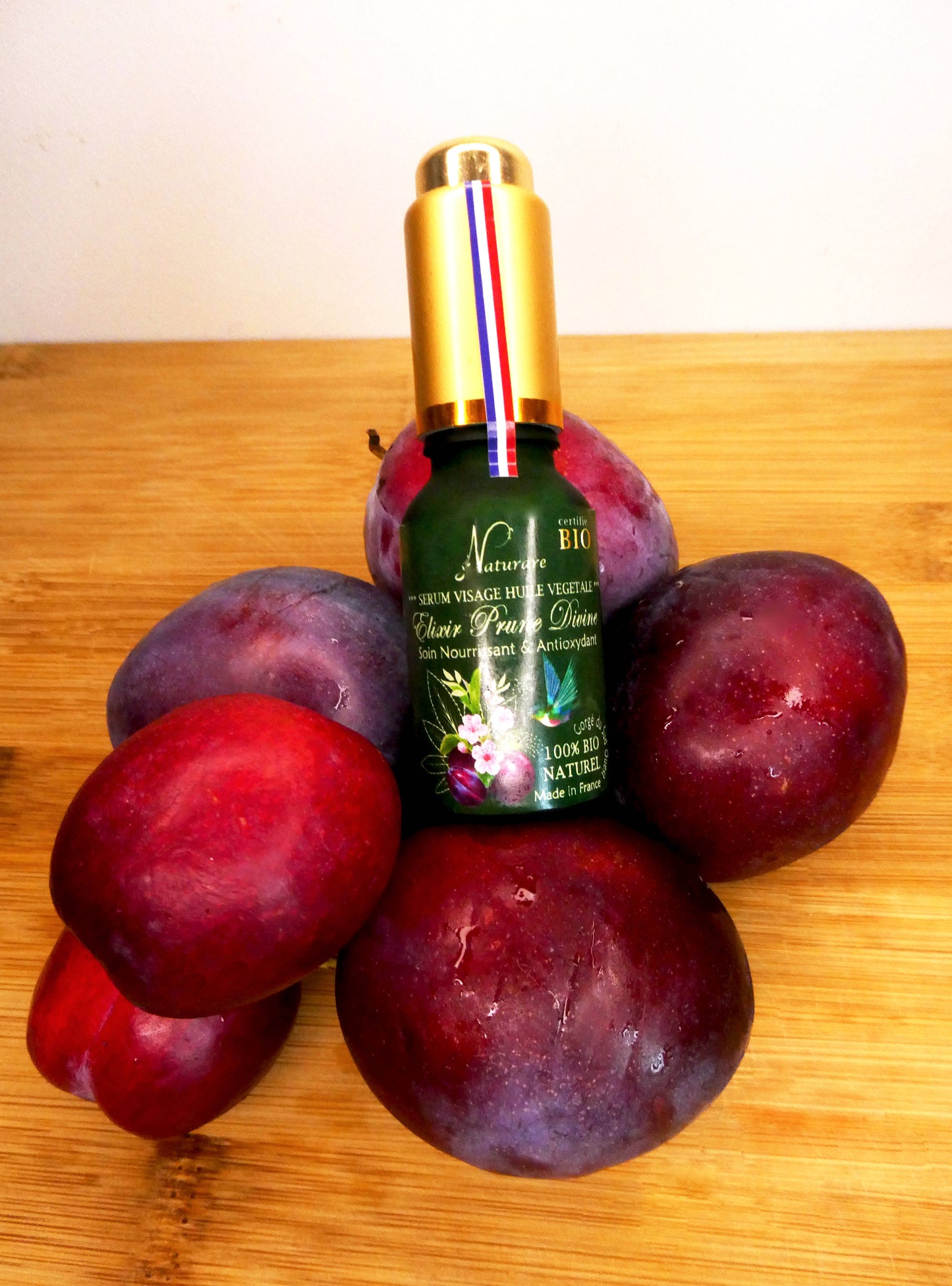 Divin Plum Facial Oil – For Dry, Sensitive & Mature Skin – Made in France