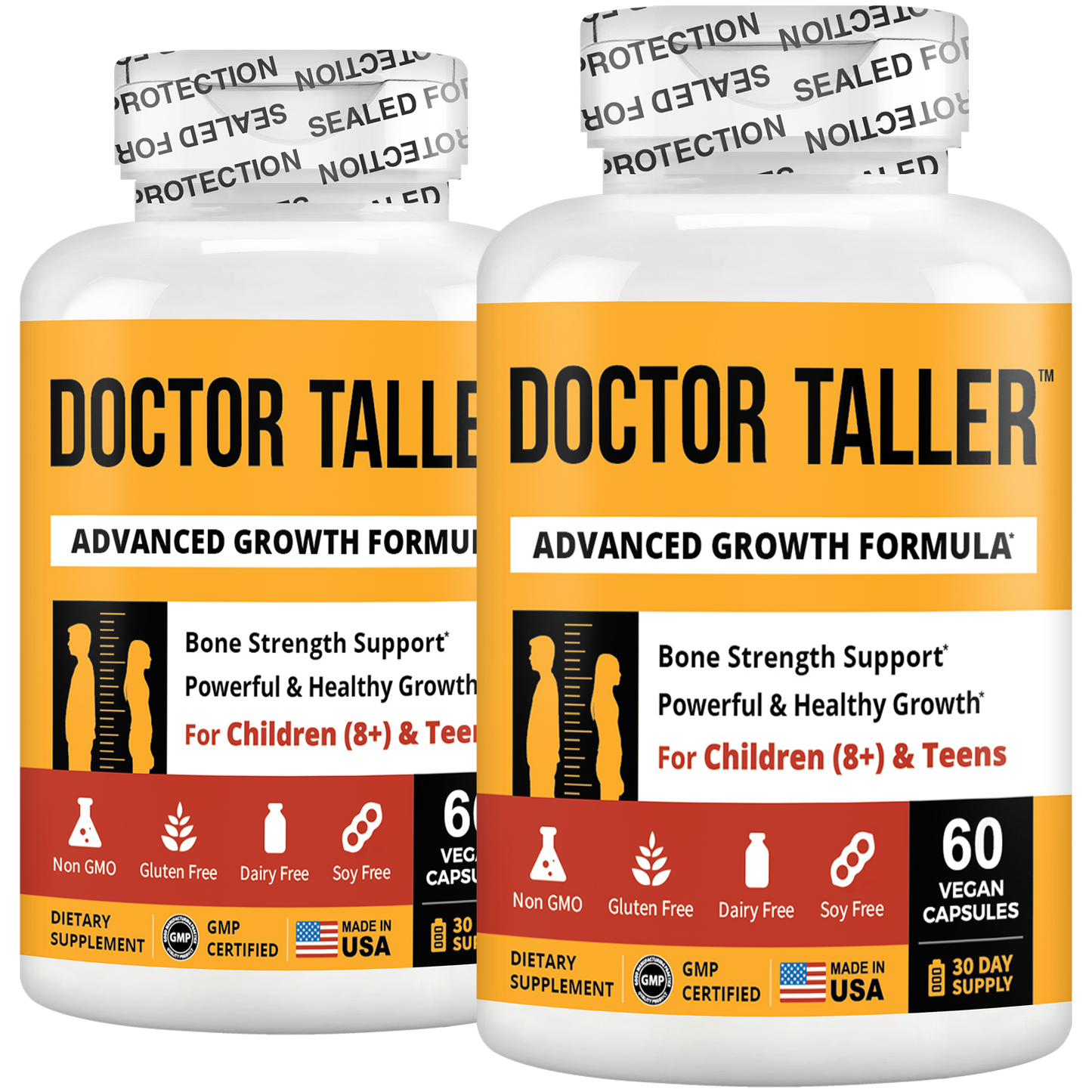 Doctor Taller – Height & Bone Health Supplement – Ages 8+ and Teens