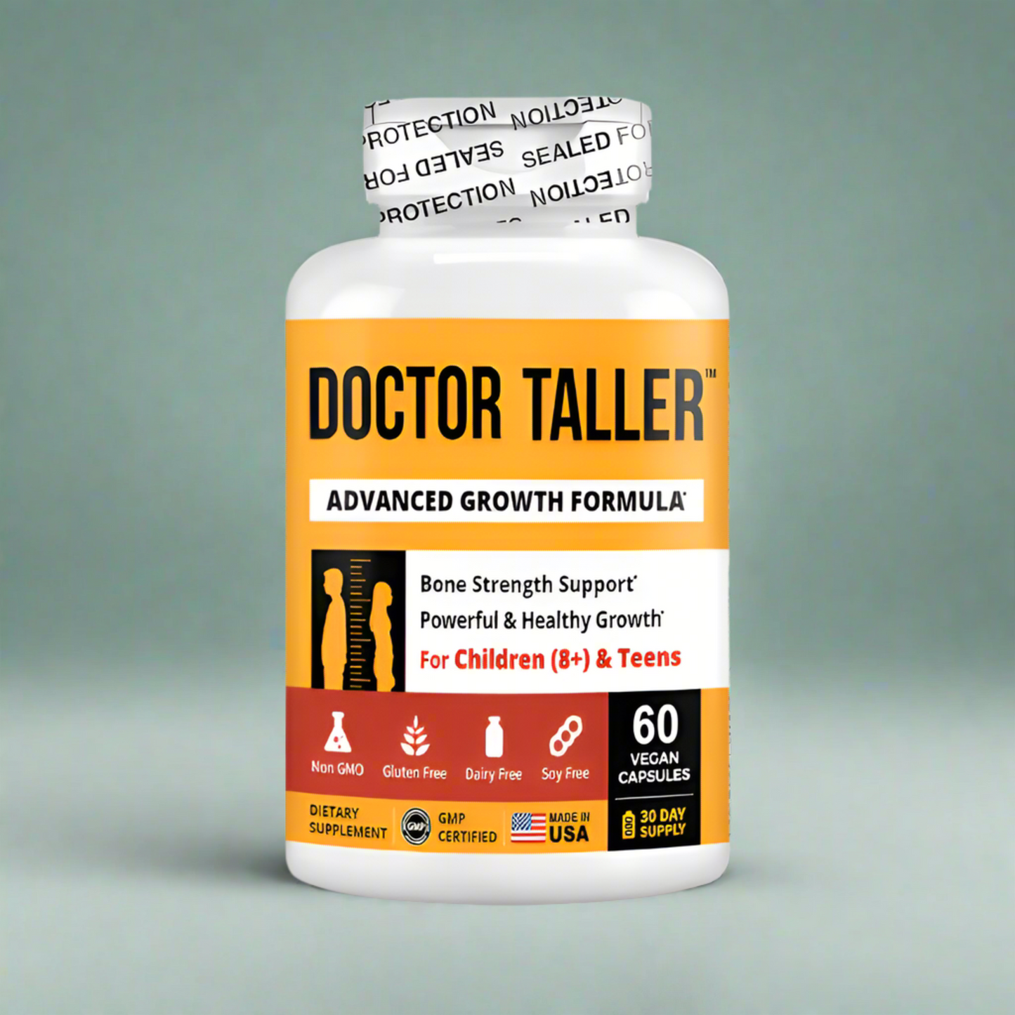Doctor Taller – Height & Bone Health Supplement – Ages 8+ and Teens