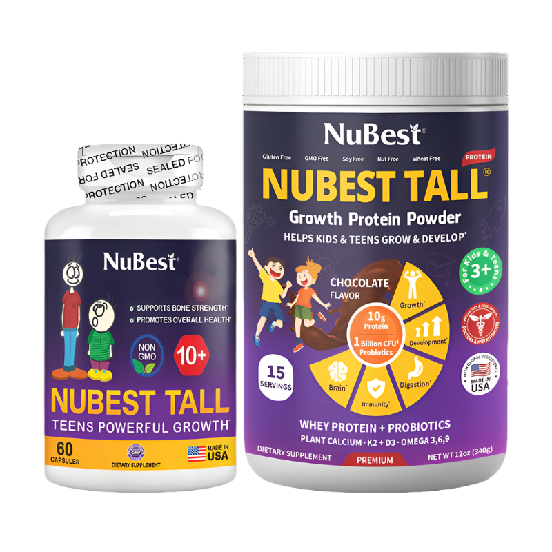 NuBest 10+ & Pro Duo – Growth & Immune Support for Kids & Teens (2 bottles/pack)