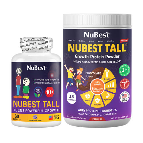 NuBest 10+ & Pro Duo – Growth & Immune Support for Kids & Teens (2 bottles/pack)
