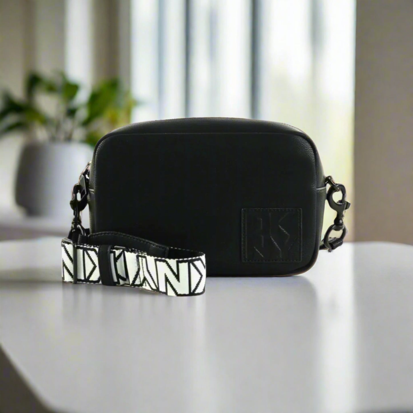 DKNY Kenza Camera Crossbody, Black/Black